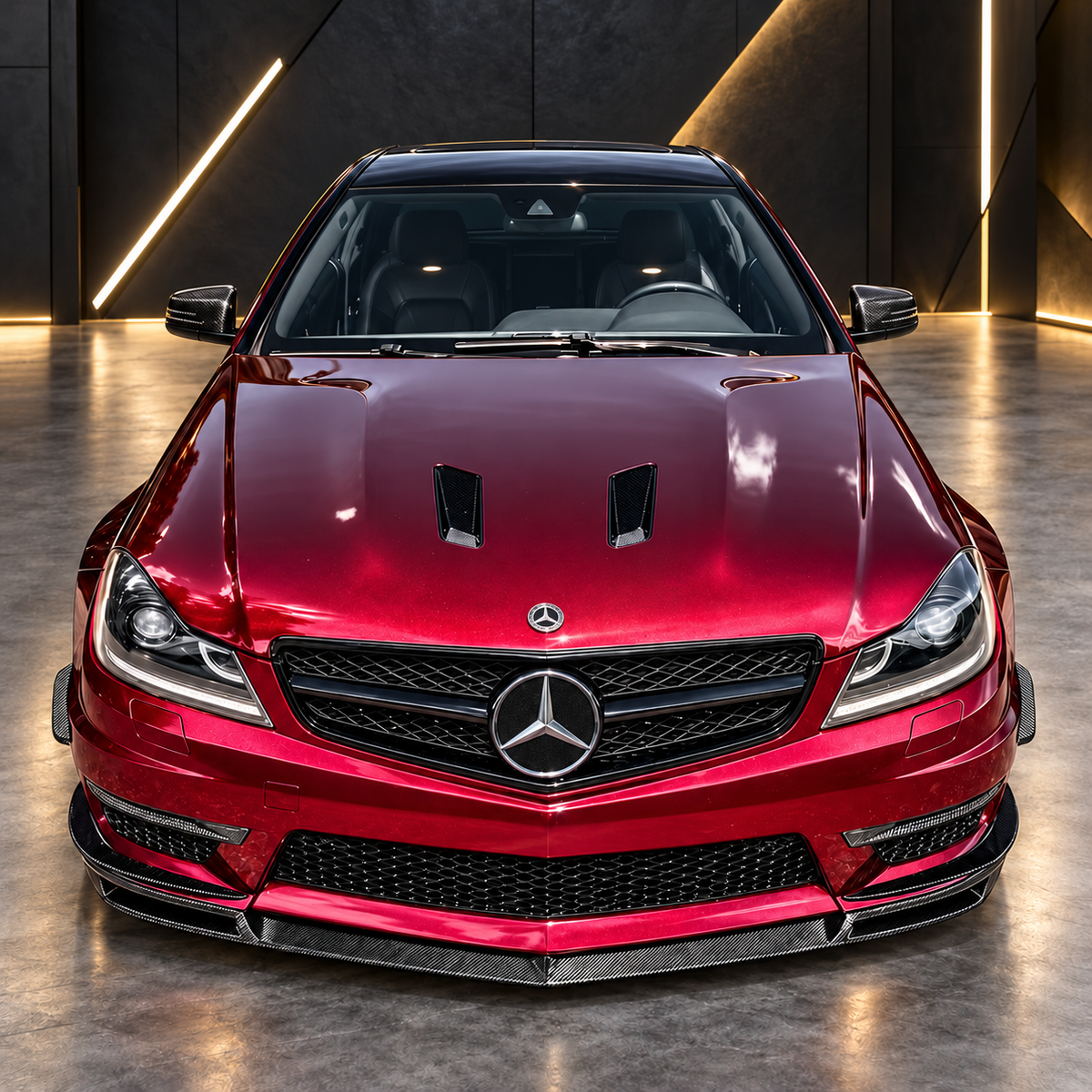 Mercedes-Benz C-Class W204 Front Lips
