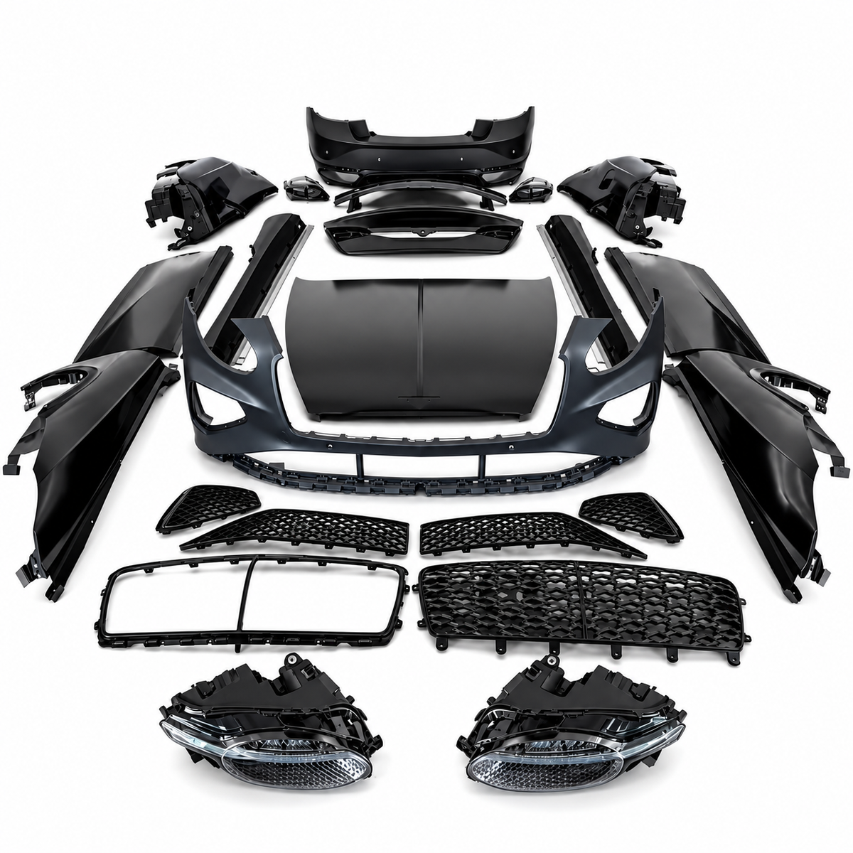 Old Upgrade New 2025s Style Bodykit For Bentley Continental GT