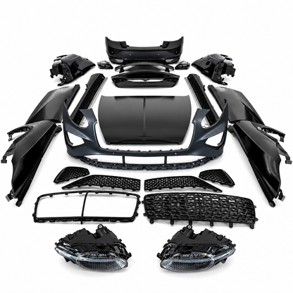 Old Upgrade New 2025s Style Bodykit For Bentley Continental GT
