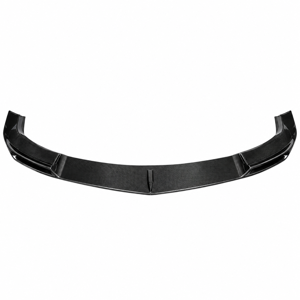 Carbon Fiber V Style Front Lip For BENZ C Class W204 LCI AMG