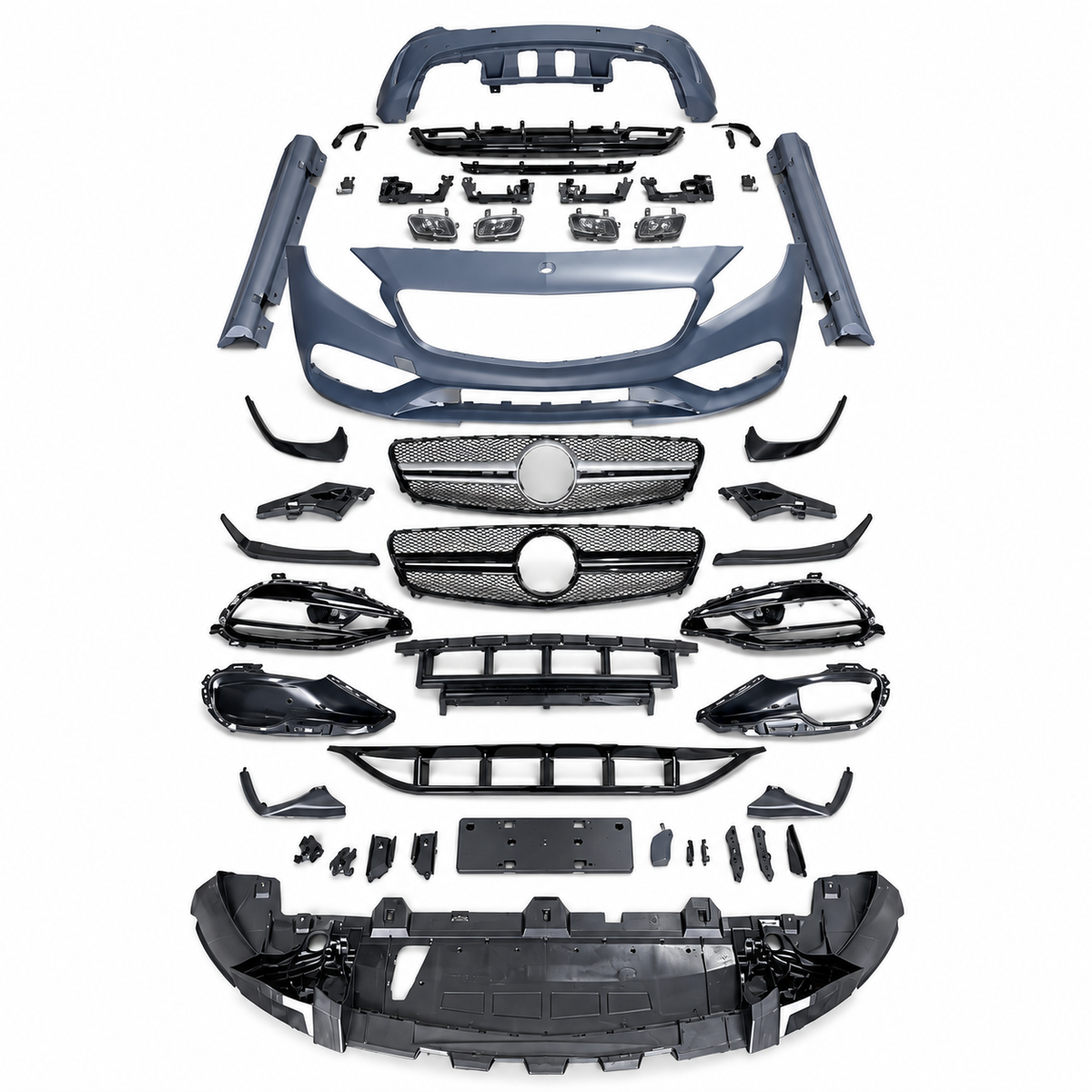 Upgrade AMG45 Style Bodykit For BENZ A Class W176