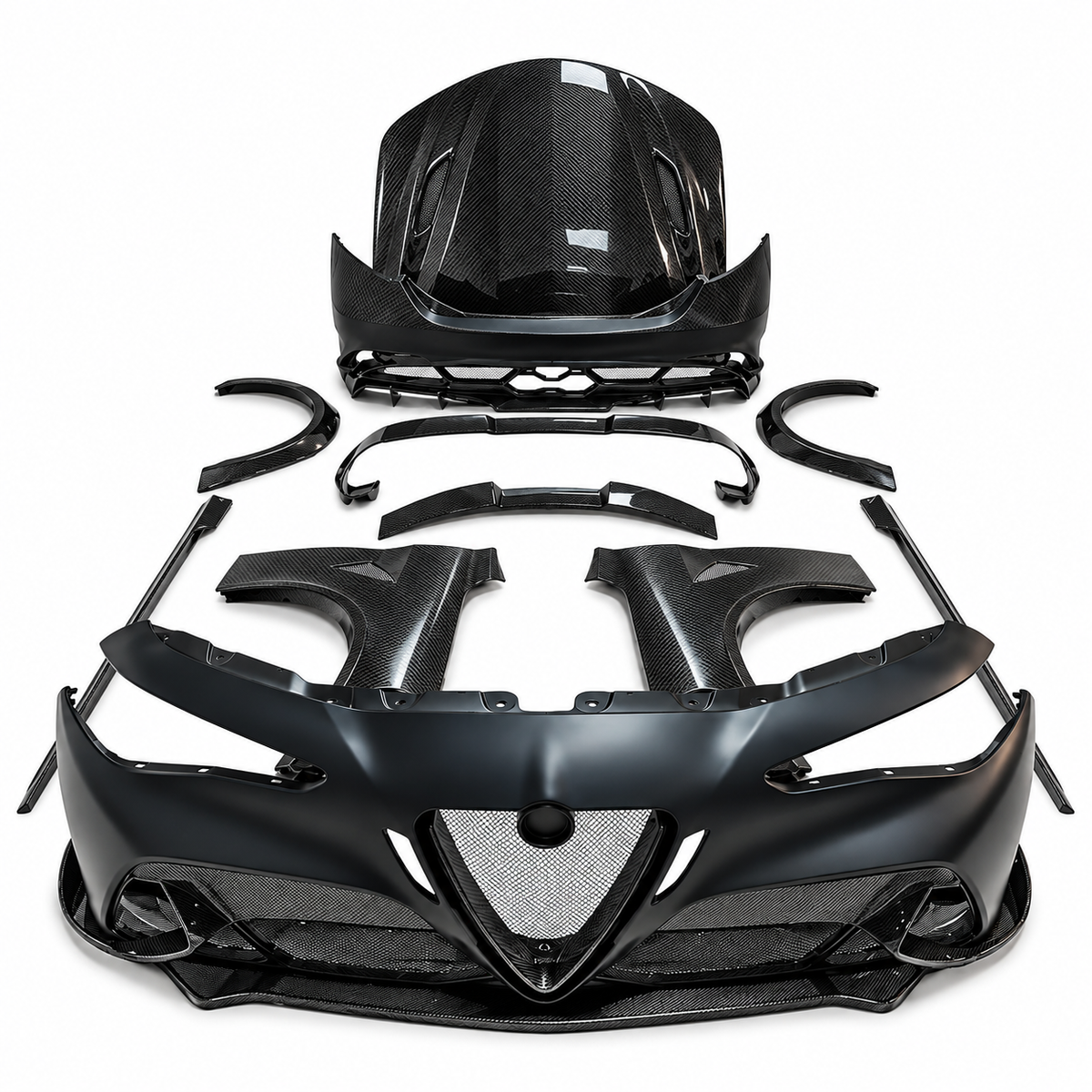 Upgrade GTAM Style Bodykit For Alfa Romeo Giulia