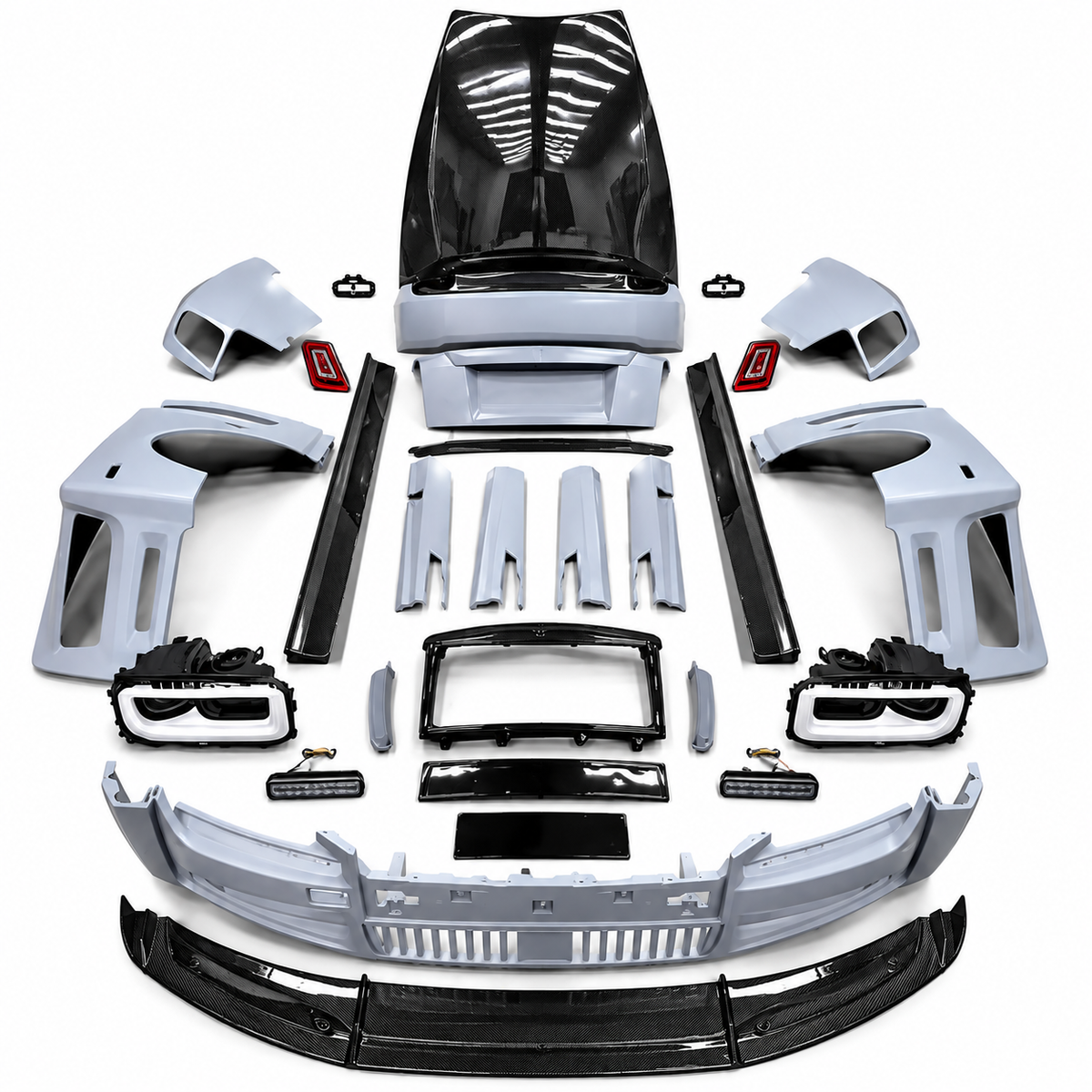 Old Upgrade New M Style Bodykit For Rolls Royce Phantom