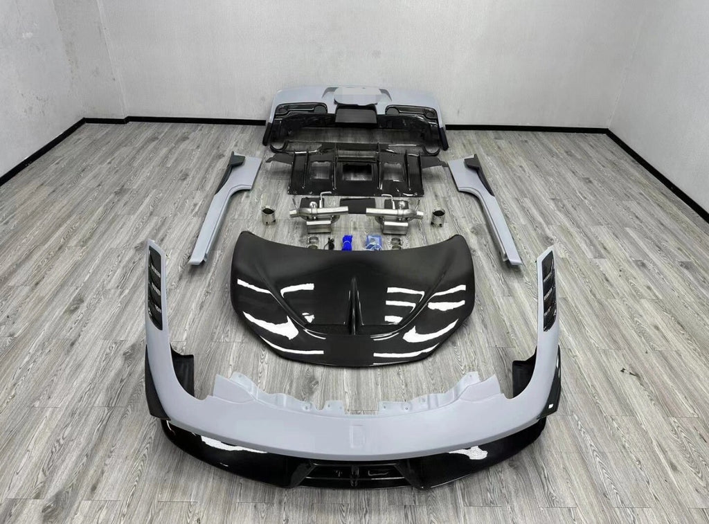 Улучшенный обвес в стиле SPC для Ferrari 458