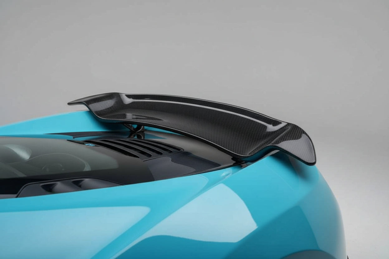 Задний спойлер V-образной формы из карбона для McLaren 625C 12C 650S