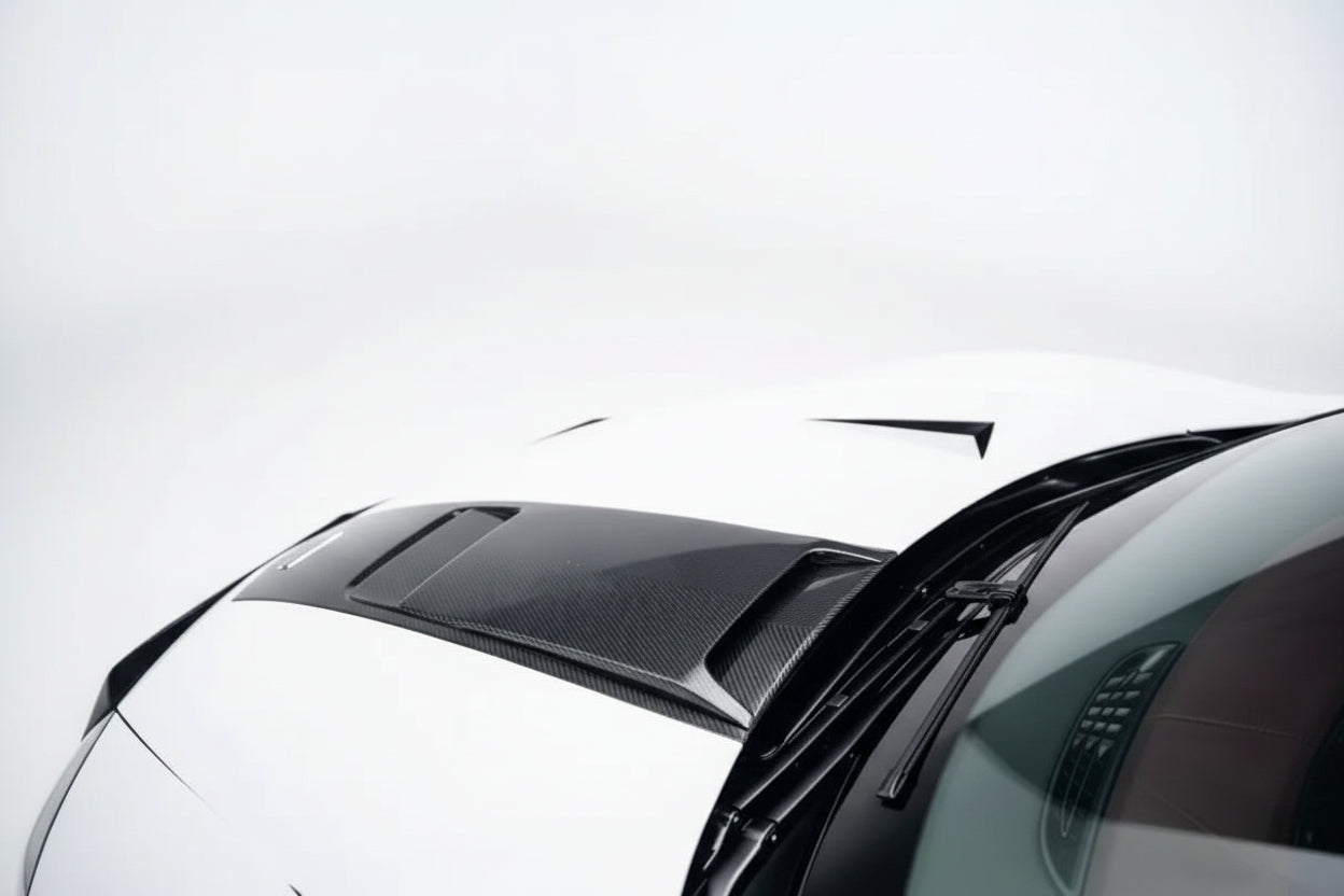 Carbon Fiber P Style Engine Cover For McLaren GT