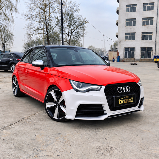 Upgrade TTRS Front Bumper And AMG Style Rear Bumper Style Bodykit For AUDI A1