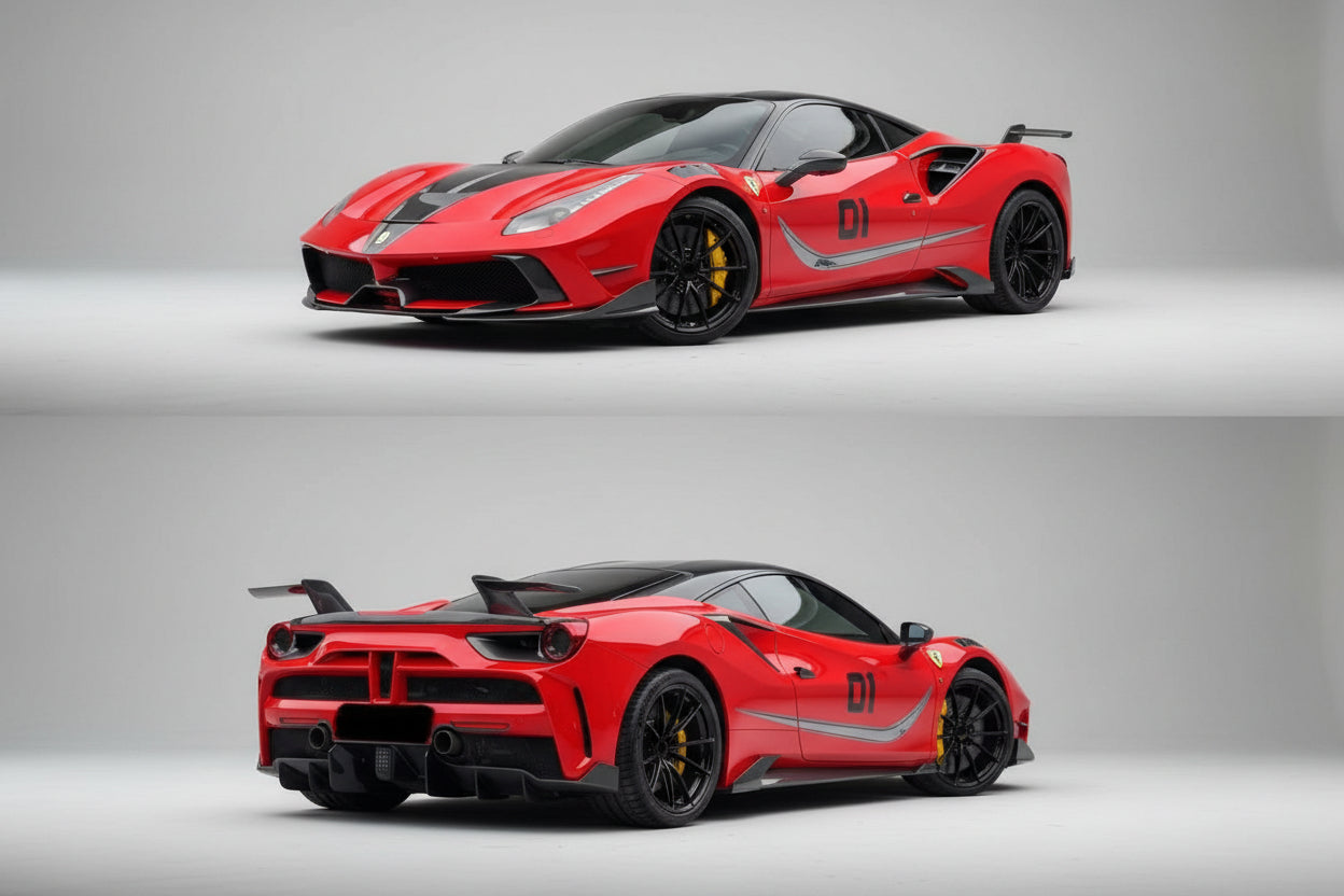 Улучшенный обвес в стиле M для Ferrari 488
