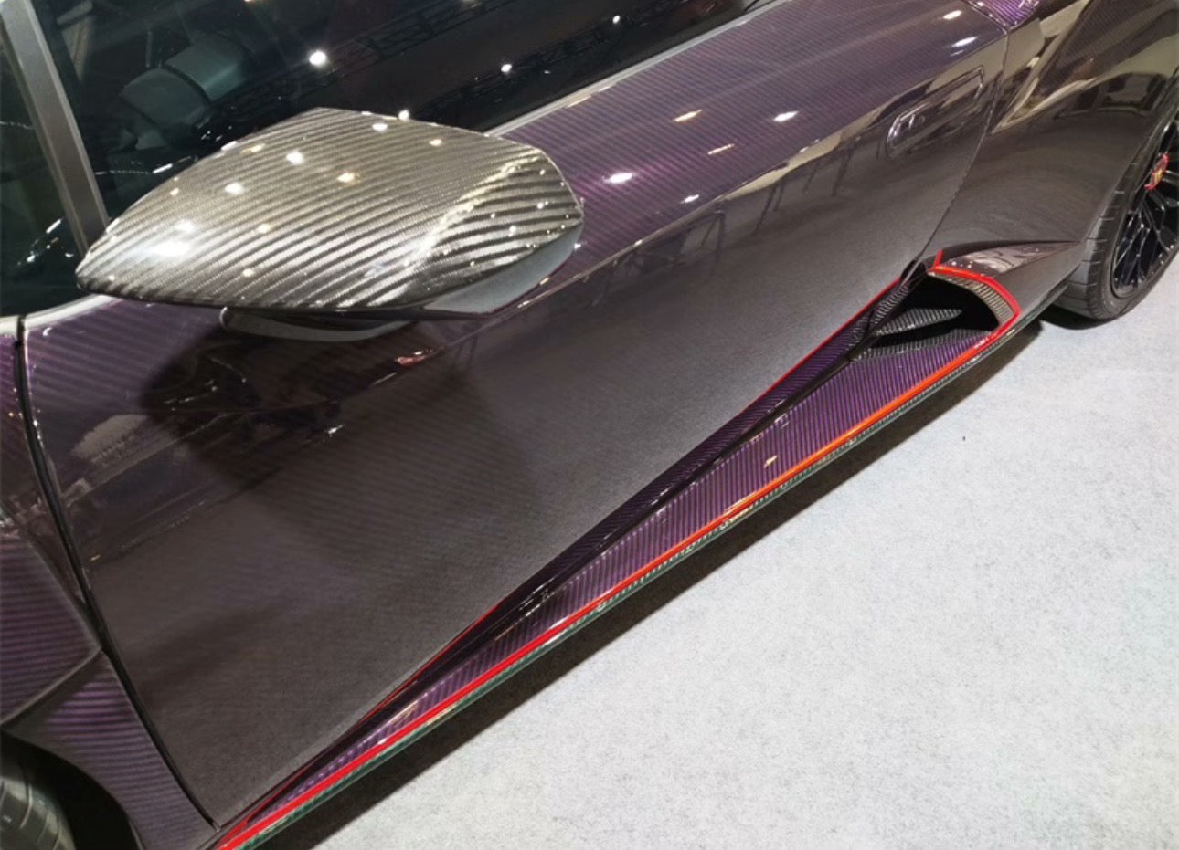 Улучшенный обвес в стиле STO для Lamborghini 580 610