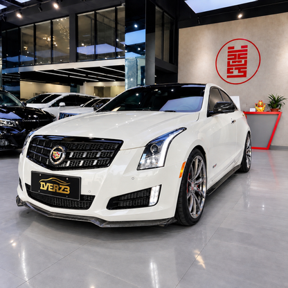 Carbon Fiber OEM Style Front Lip For Cadillac ATS