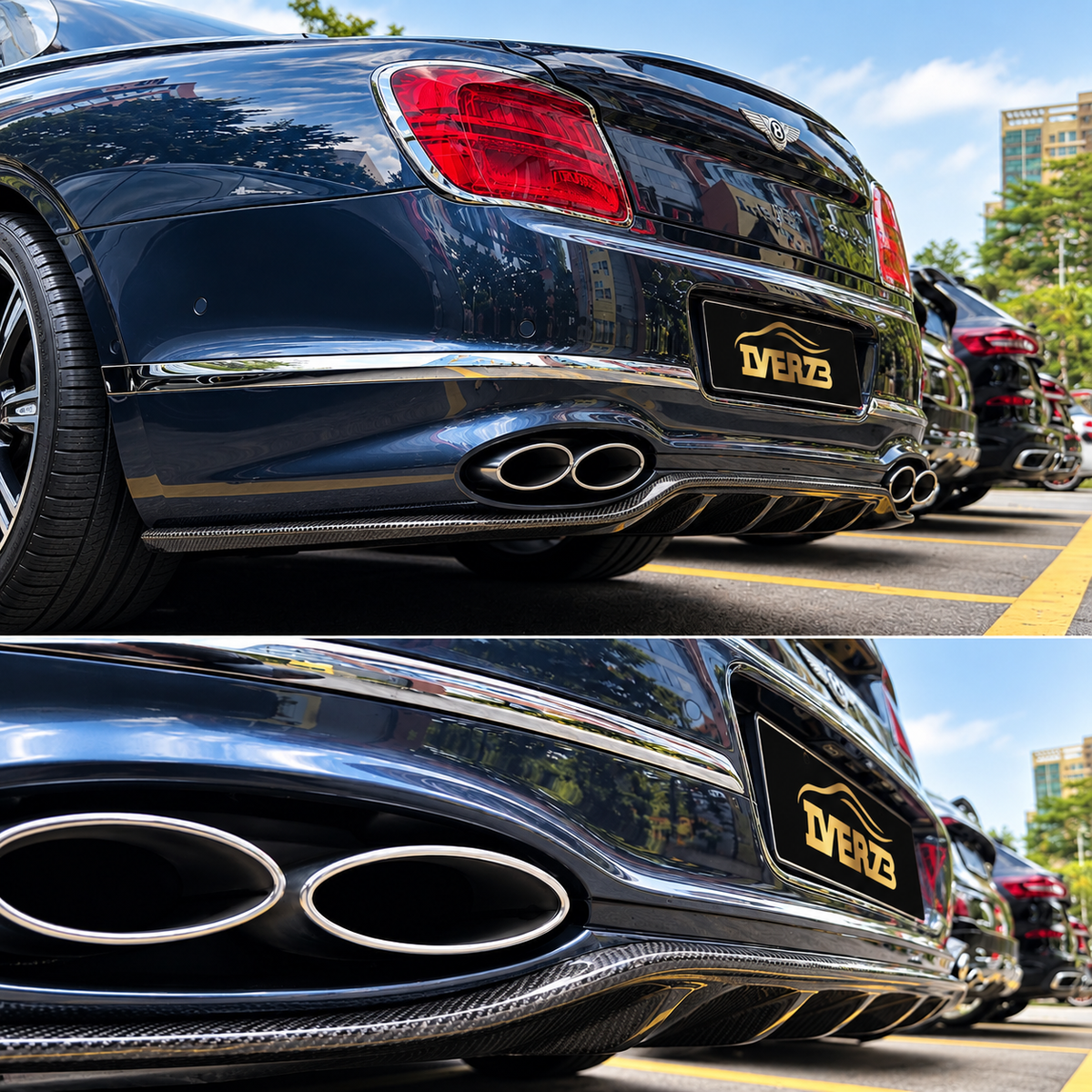 Carbon Fiber W12 Limited Edition Style Kit for Bentley Flying Spur