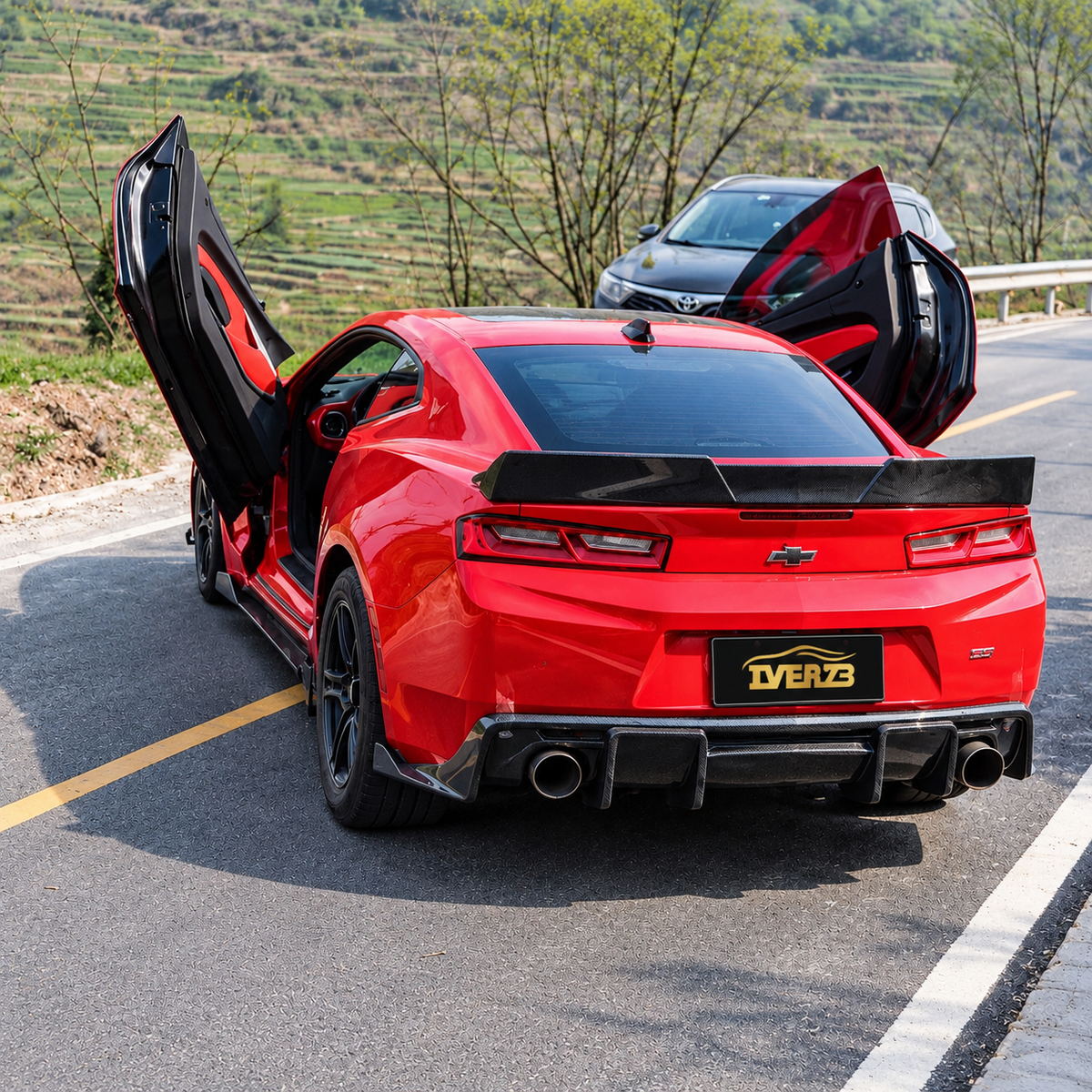 Kit de fibra de carbono estilo OEM para Chevrolet Camaro