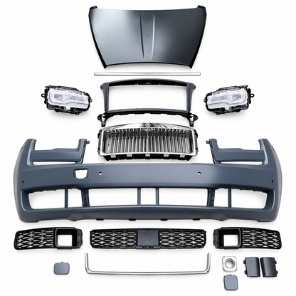 Facelift Style Front Bumper Assembly For Rolls-Royce Ghost