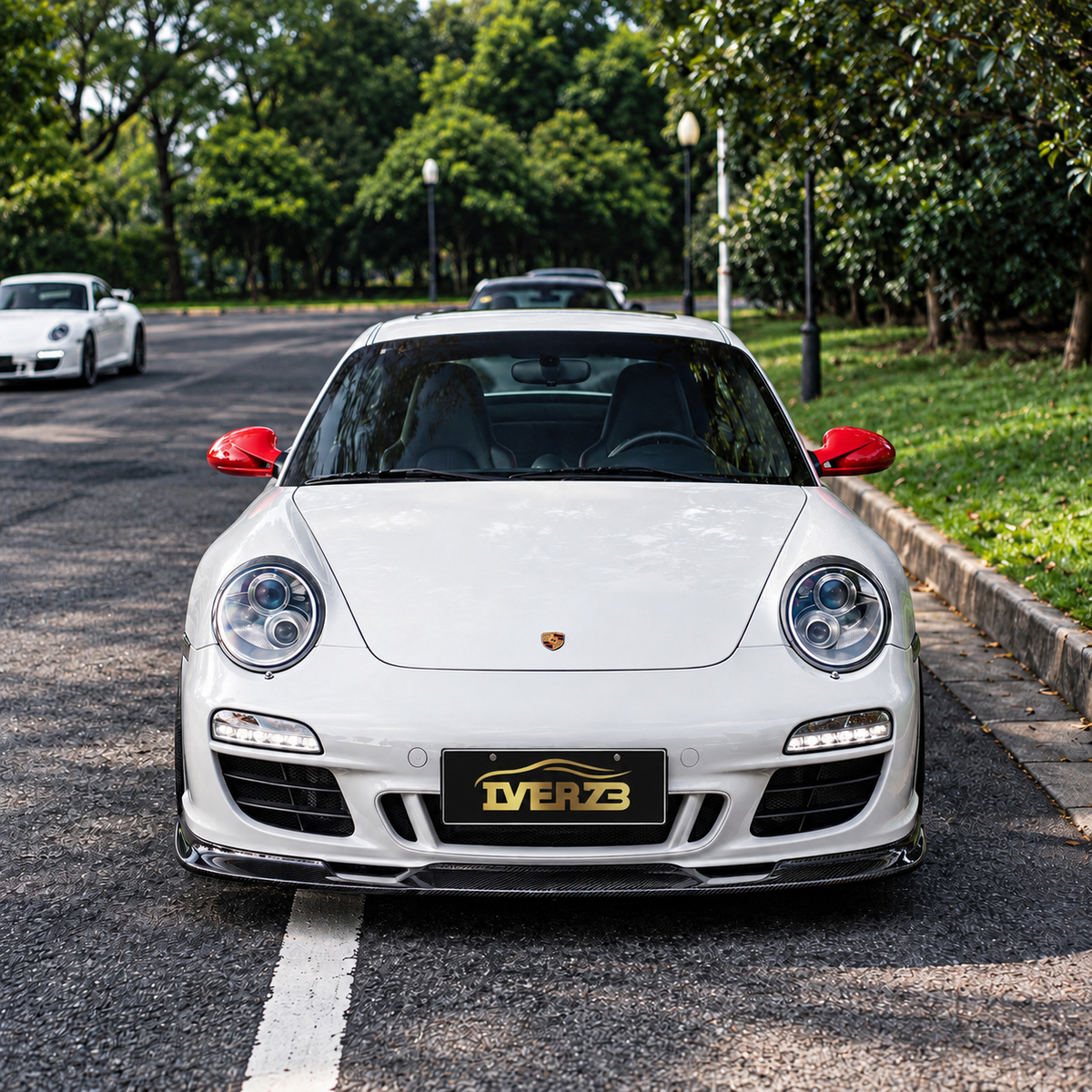 Carbon Fiber OEM Style Front Lip For Porsche 911 997