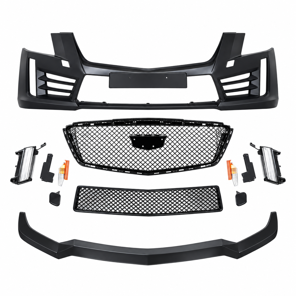 Upgrade LY Style Front Bumper Assembly For Cadillac ATS