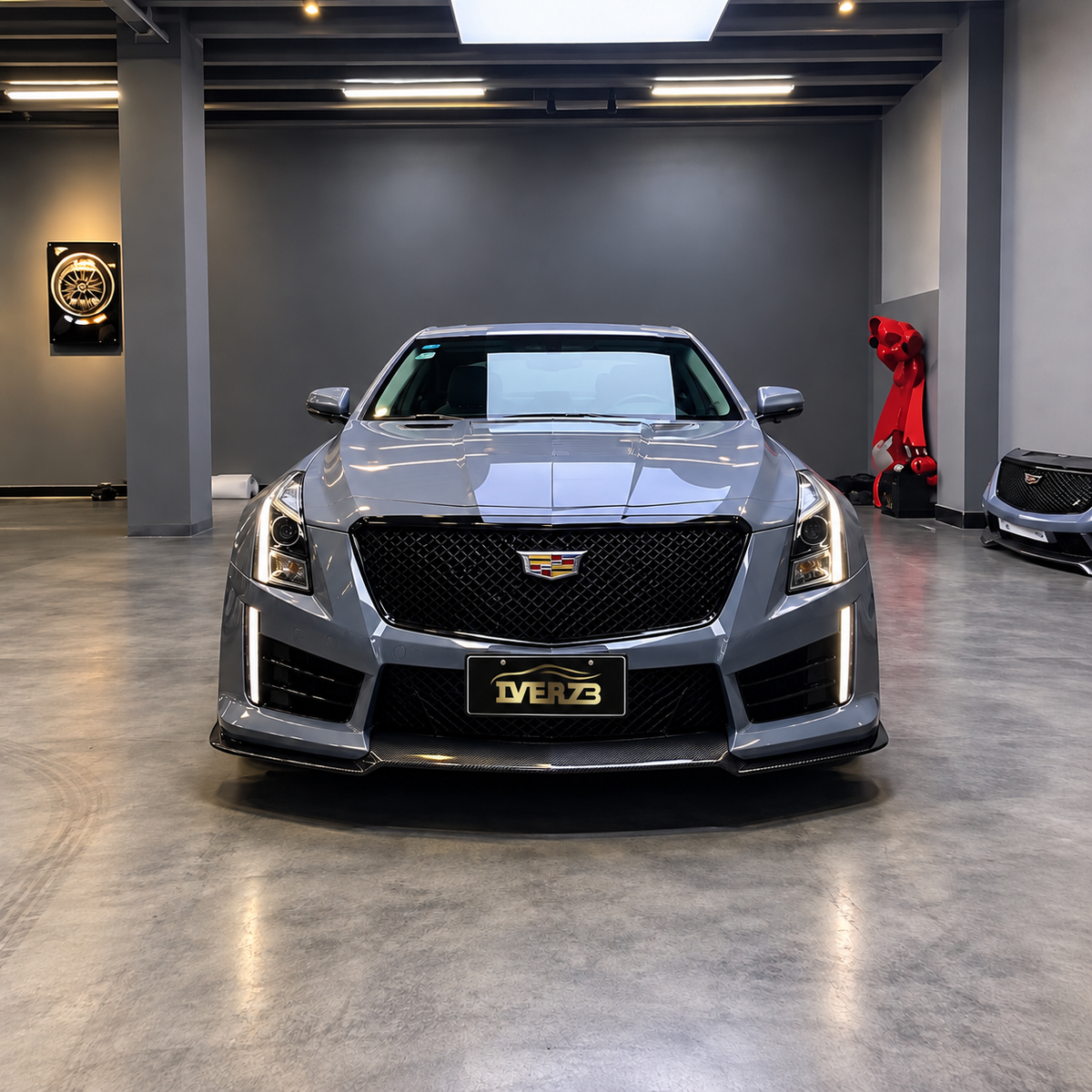 Upgrade LY Style Front Bumper Assembly For Cadillac ATS