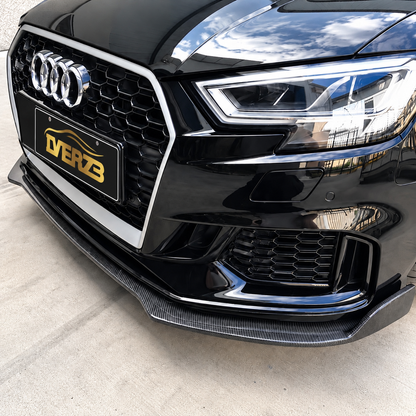 Carbon Fiber BS Style Front Lip For Audi A3 S3