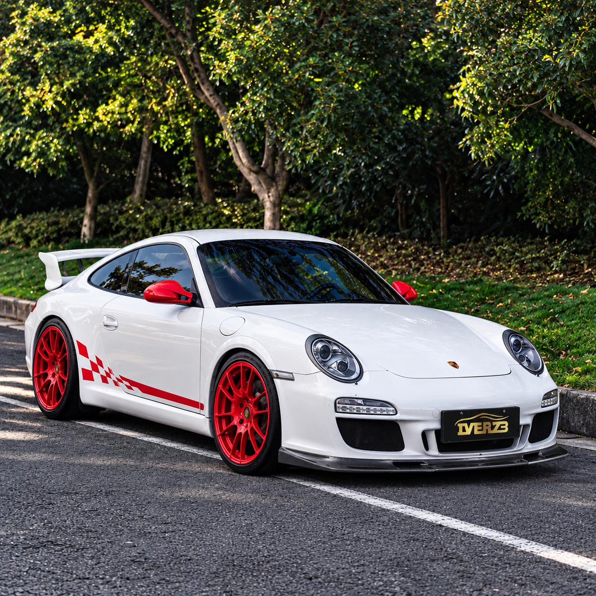 Carbon Fiber OEM Style Front Lip For Porsche 911 997