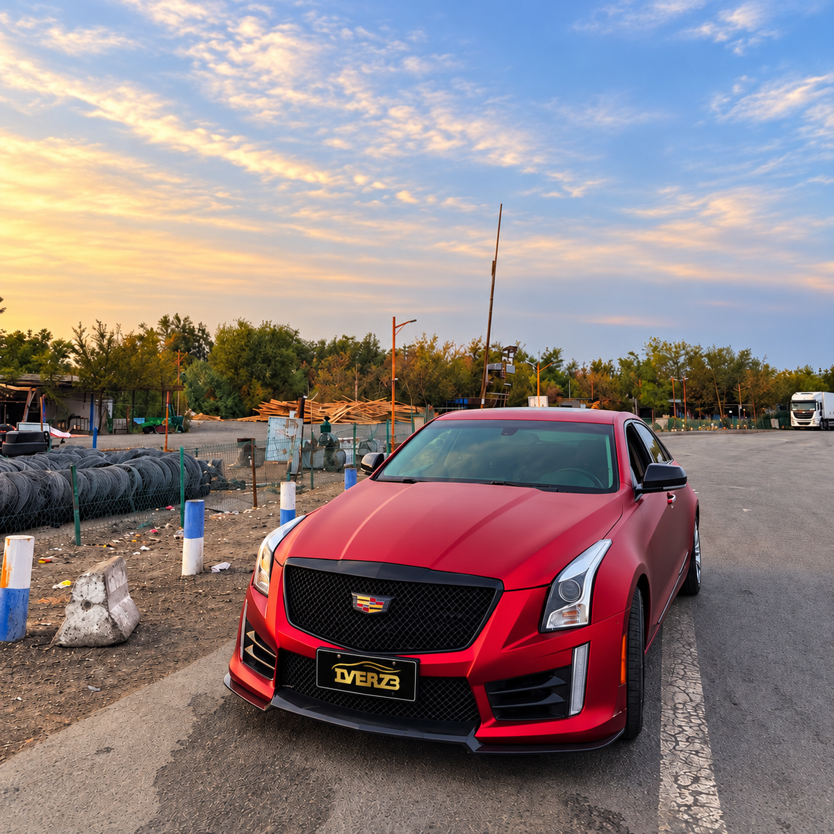 Upgrade LY Style Front Bumper Assembly For Cadillac ATS