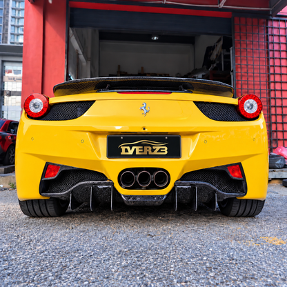 Carbon Fiber V Style Kit For Ferrari 458
