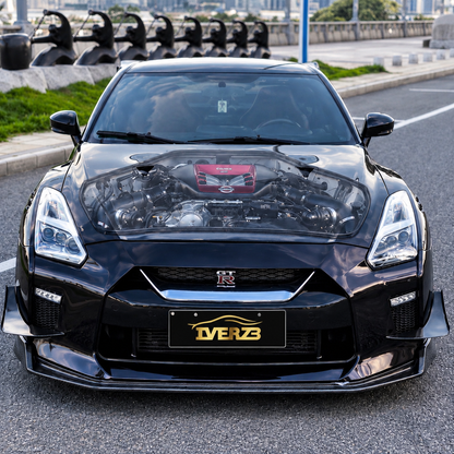 Carbon Fiber BZ Style Front Lip For Nissan GTR R35