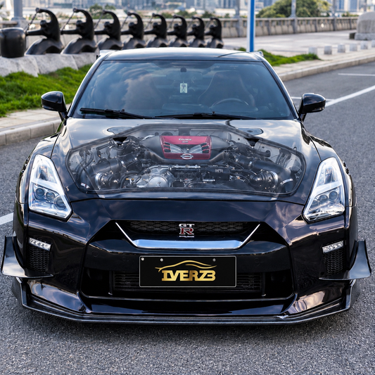 Carbon Fiber BZ Style Front Lip For Nissan GTR R35