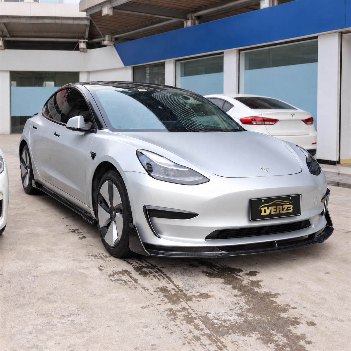 Carbon Fiber V Style Kit For Tesla Model 3