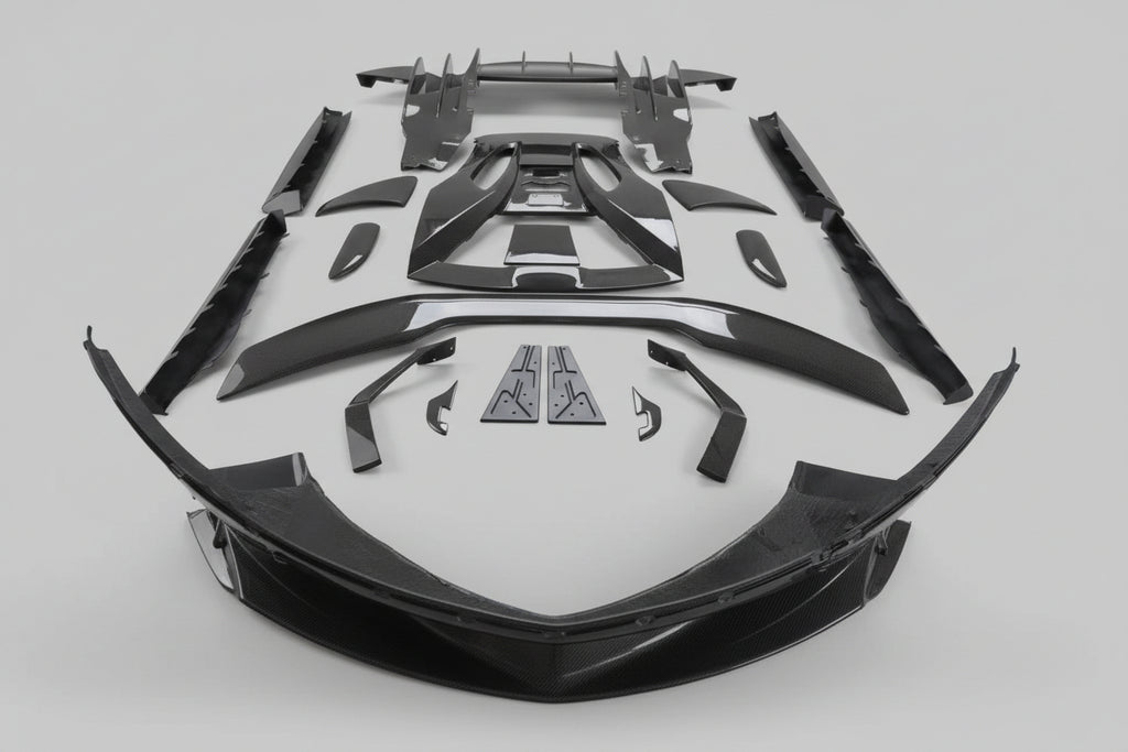 Комплект аэродинамического обвеса из карбона в стиле OEM для McLaren 540C 570S