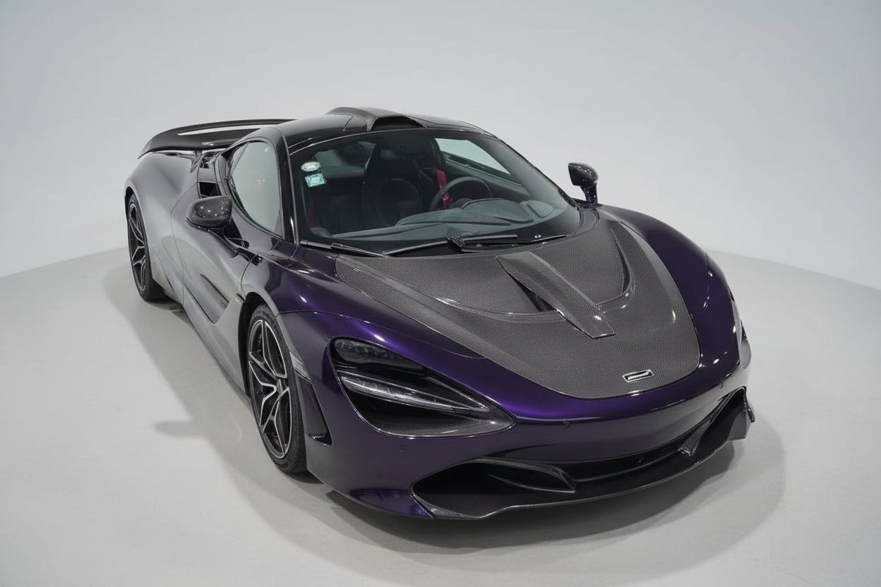 Carbon Fiber N Style Engine Hood For McLaren 720S