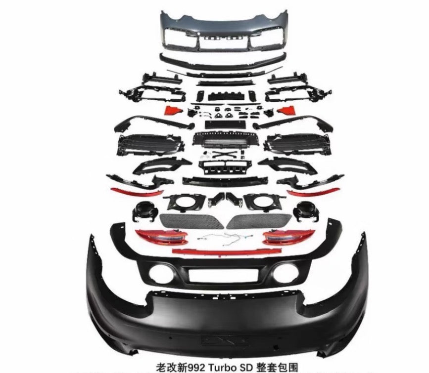 Carbon Fiber Aero Style Kit For Porsche 911 992