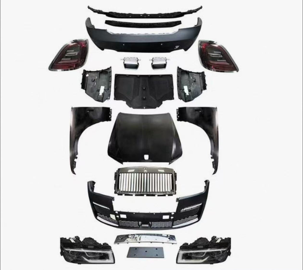 Old Upgrade New 4rd Generation  Style Bodykit For Rolls Royce Ghost 1st
