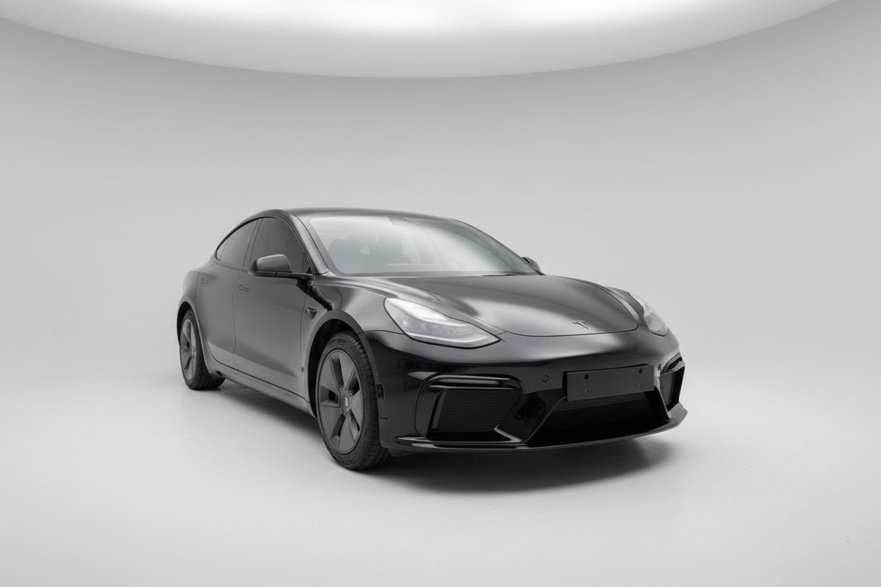 Upgrade GT4 Style Front Bumper Assembly For Tesla Model 3
