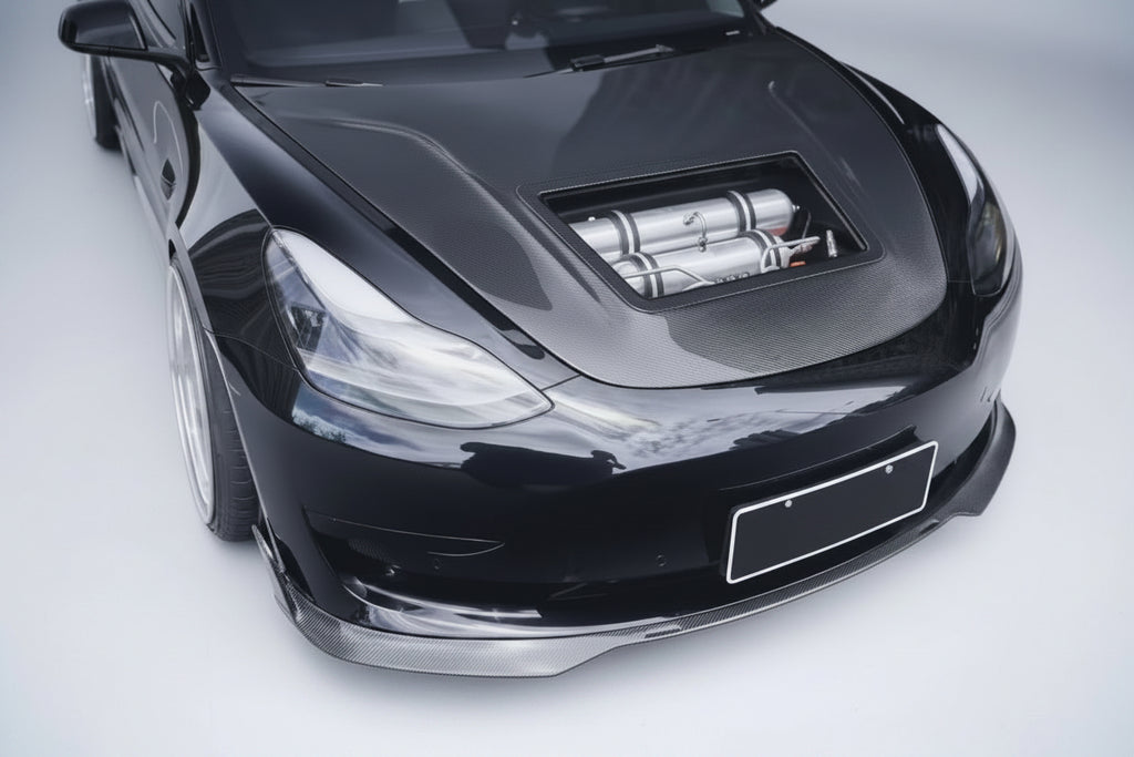 Carbon Fiber CT Style Engine Hood For Tesla Model 3