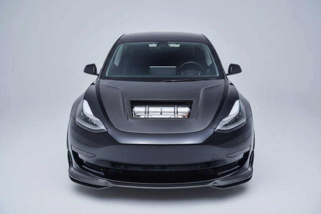 Carbon Fiber CT Style Engine Hood For Tesla Model 3