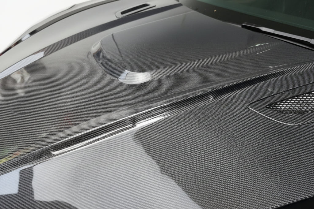 Carbon Fiber C Style Engine Hood For Tesla Model 3