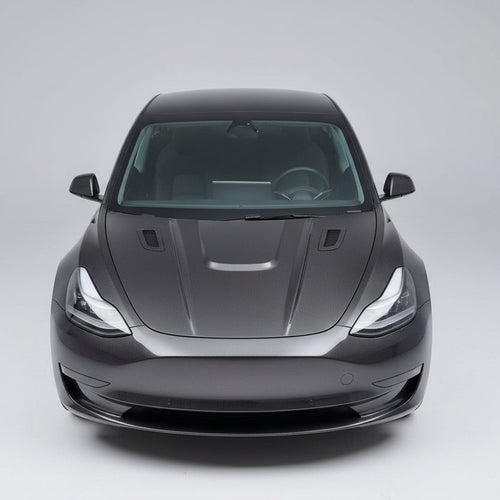 Капот двигателя в стиле C из углеродного волокна для Tesla Model 3