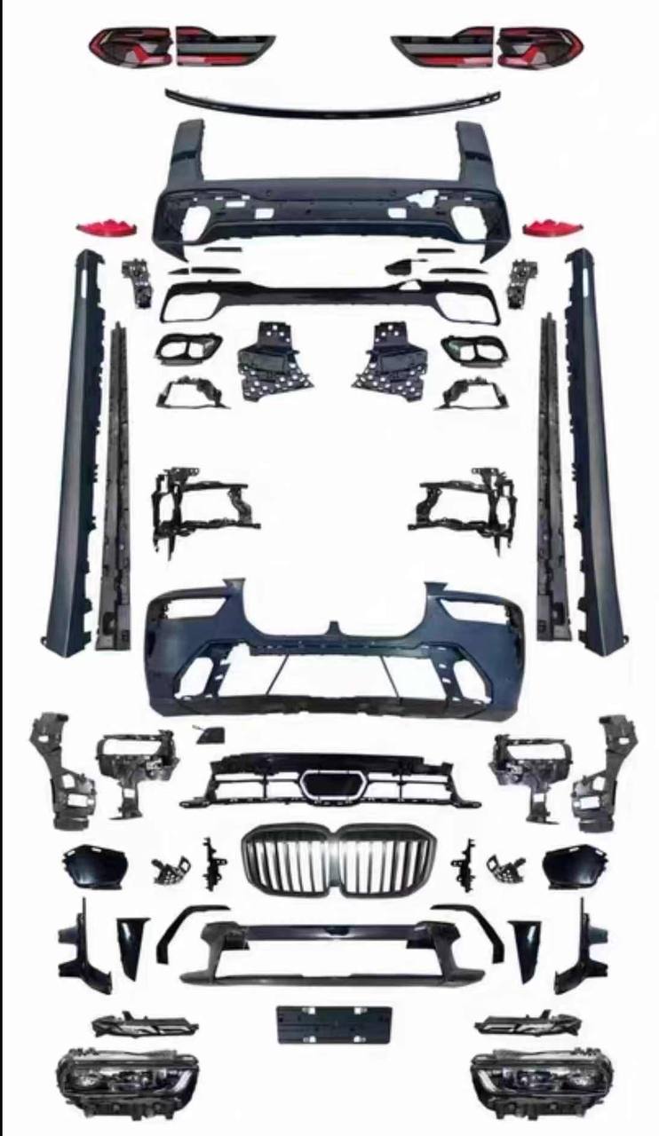 Old Upgrade New LCI Style Bodykit For BMW X7 G07